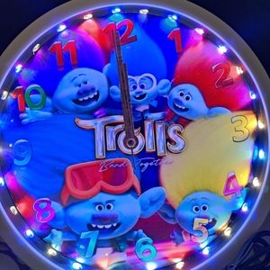 Trolls band together led clock